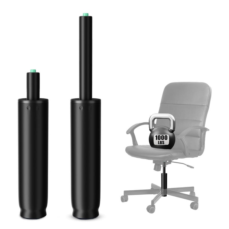 Mastery Mart 9 Inches to 13 Inches Office Chair Cylinder Replacement, 4'' Stroke, Heavy Duty 1000 lbs, Hydraulic Pneumatic Shock Piston, Universal Gas Cylinder Fit for Most Office Chairs, Class 4 (Black) - Image 1